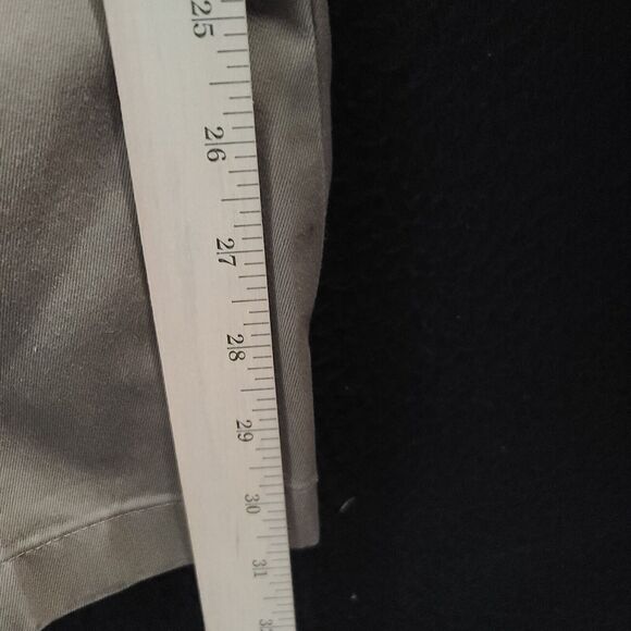 Jos. A. Bank Mens Pants Khaki Size 36Wx32L 100% Cotton Pockets Belt Loops Zipper - Picture 4 of 12